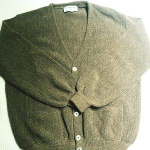 Classic Alpaca Men's Cardigan Sweater